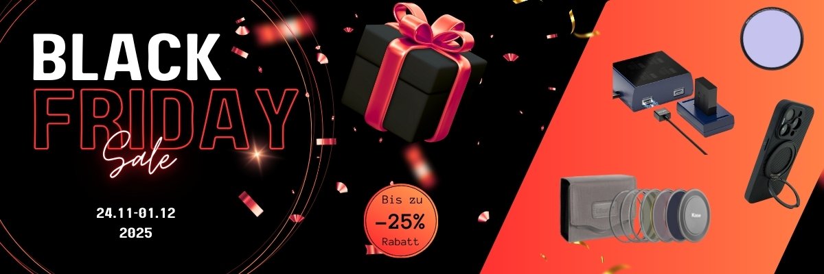 Black Friday sale banner with items